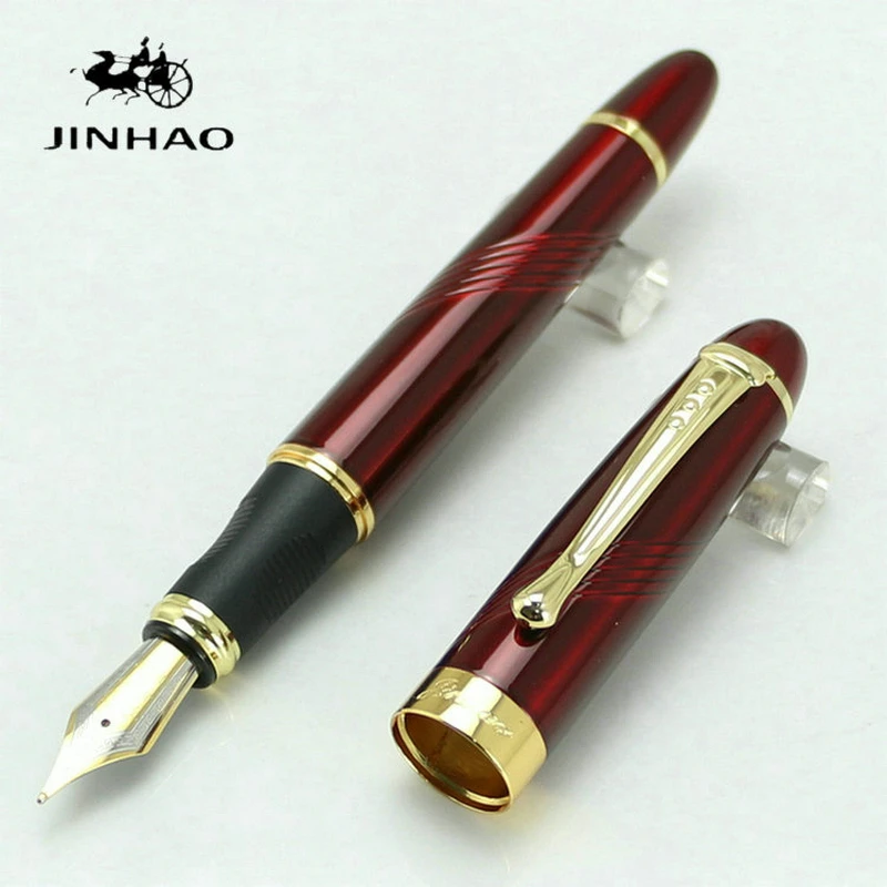 Jinhao X450 Rose En Gouden B Penpunt Vulpen Twist Briefpapier School & Kantoor Schrijfpennen