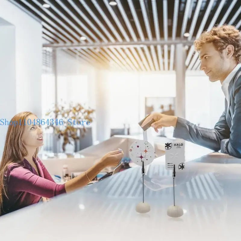 5ASD 10 PCS Photo Stand Stand Place Mostuders Memo Memo Memo Molevers Molevers For Mosts for Party Restaurants #2