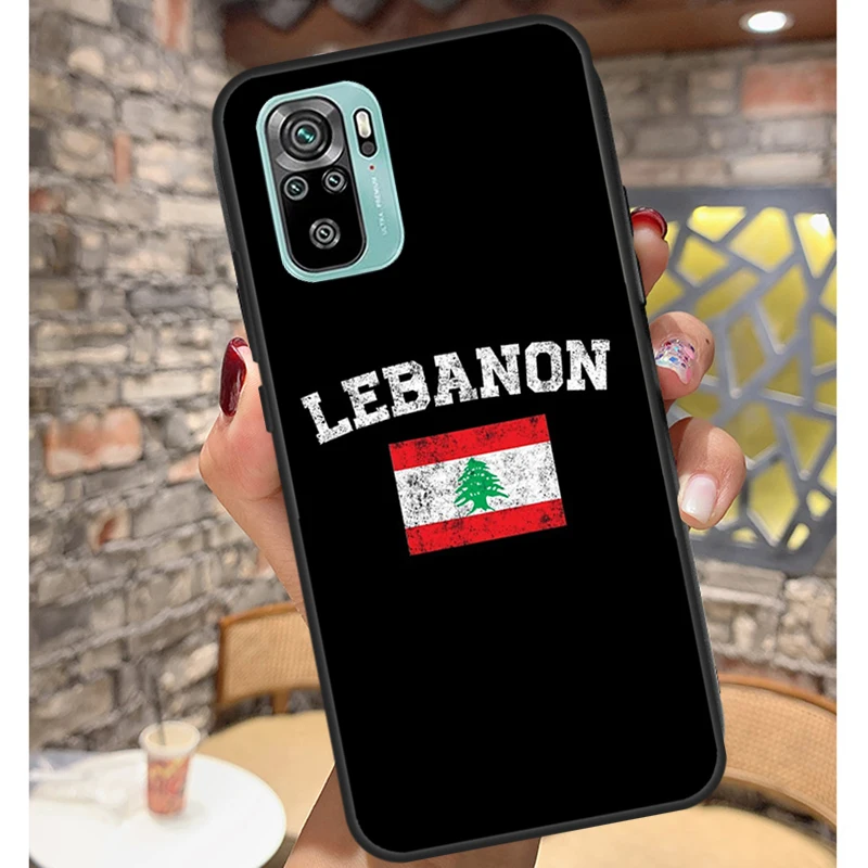 Lebanese Lebanon Flag Case For Xiaomi Redmi Note 12 Pro 8 9 10 11 Pro 9S 10S 11S 12S Redmi 12C 10C 9C 10A Cover