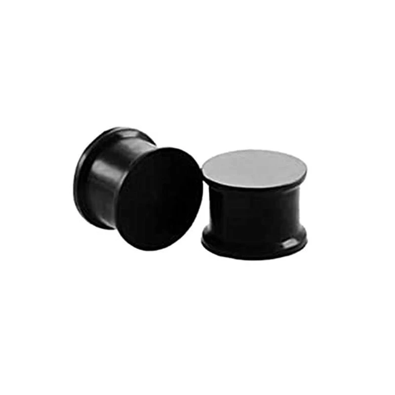 2pcs Flexible Silicone Ear Plug Gauges for Ear Piercing