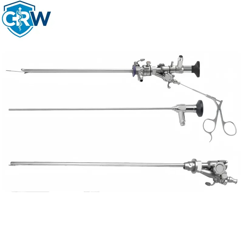 CRW Bestselling Medical Rigid 4mm Cystoscope Kit Manual Source Instruments for Bladder Urological Endoscopy