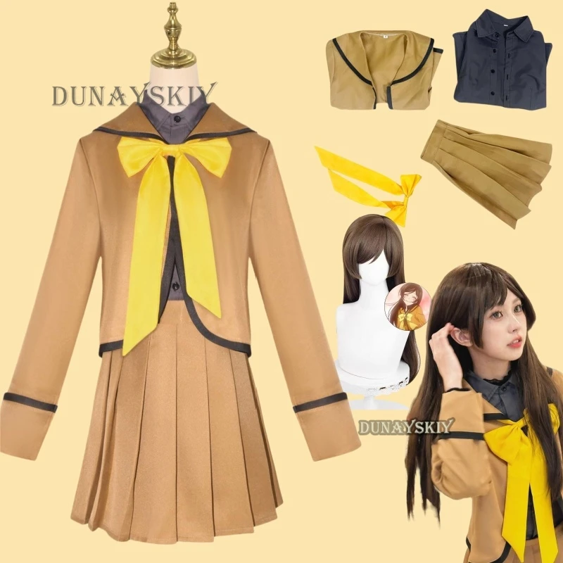 Anime Nanami Momozono Cosplay Costume Wig Kamisama Love Kiss Nanami Cosplay Girls JK School Uniforms Outfit Women Cute Suits