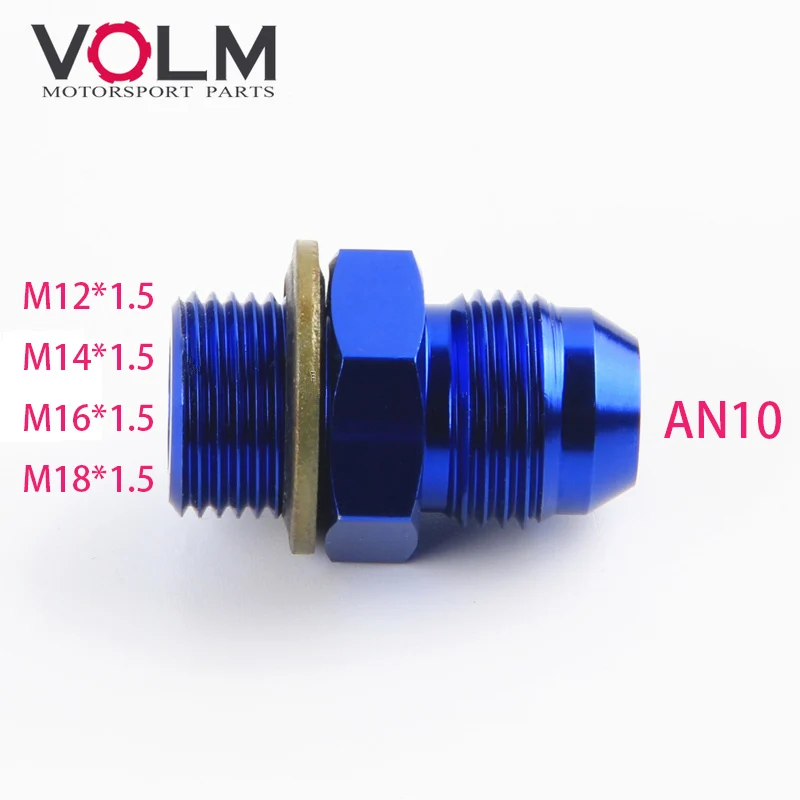 Male -10an an10 an 10 male to M18 P1.5 M14 * 1.5 M16 x 1.5 M18*1.5  adaptor adapter Fitting