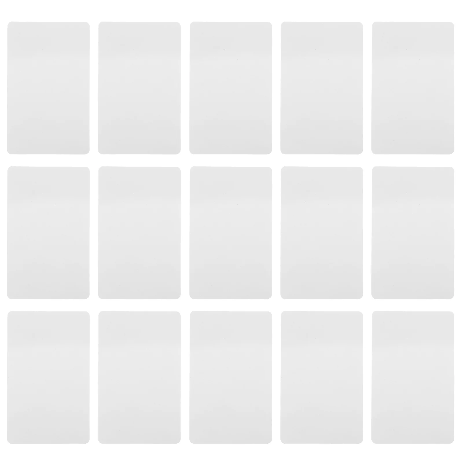 30Pcs Blank White PVC Id Cards Chip Plastic Badge Cards Access Control Student Identification Business Credit Card Maker