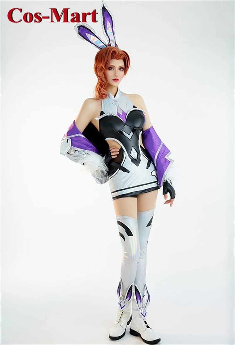 Cos-Mart Hot Selling Game LOL Miss Fortune Cosplay Costume Sweet Lovely Battle Uniform Activity Party Role Play Clothing