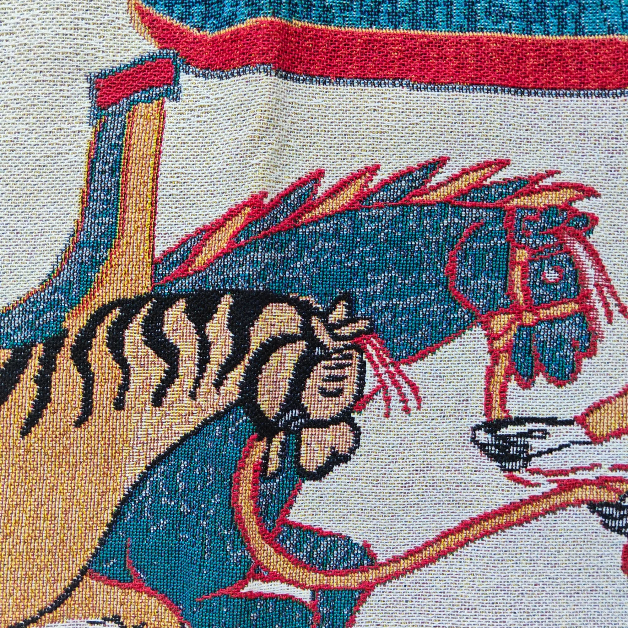 Belgium Jacquard Tapestry The Sitting Room And The Bedroom Mural Cloth Art The 11th Century Bayeux Tapestry 80X140CM GT-YB101