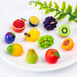 Miniatures Figurines Creative Simulated Fruits Micro Landscape Ornaments For Home Decorations Desk Decoration Accessories