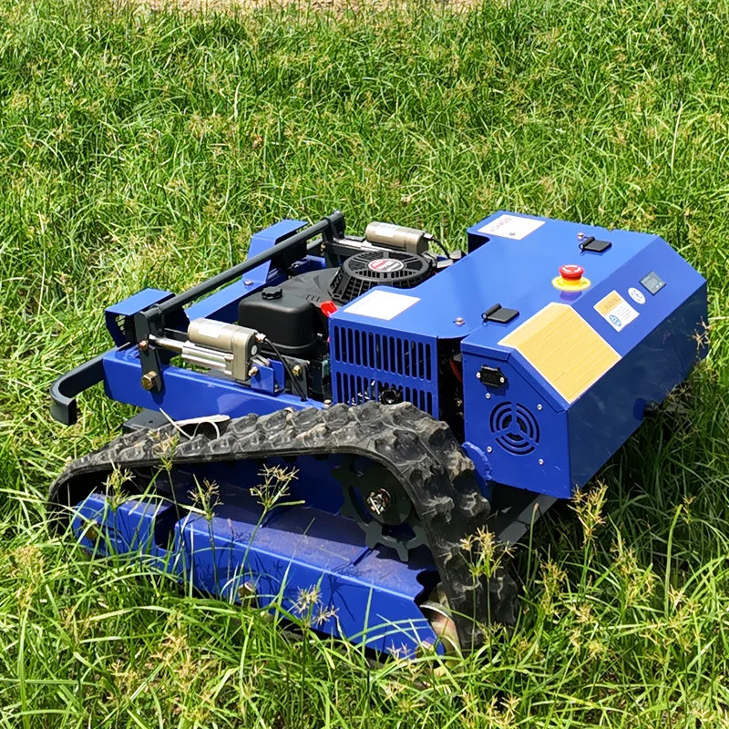 Customized High Work Efficiency Lawn Mowers Gardens Robotic Crawler Remote Control Crawler Grass Cutter