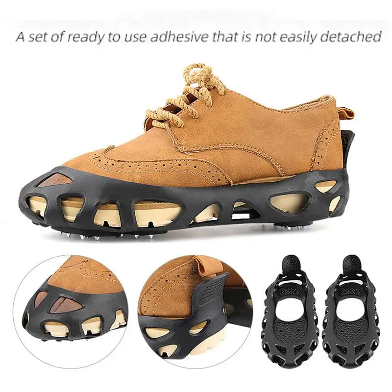 Ice Cleats Crampons Snow Cleats Shoe Spikes For Snow And Ice With 30 Alloy Studs Shoe Spikes Grips Traction Outdoor Roofing