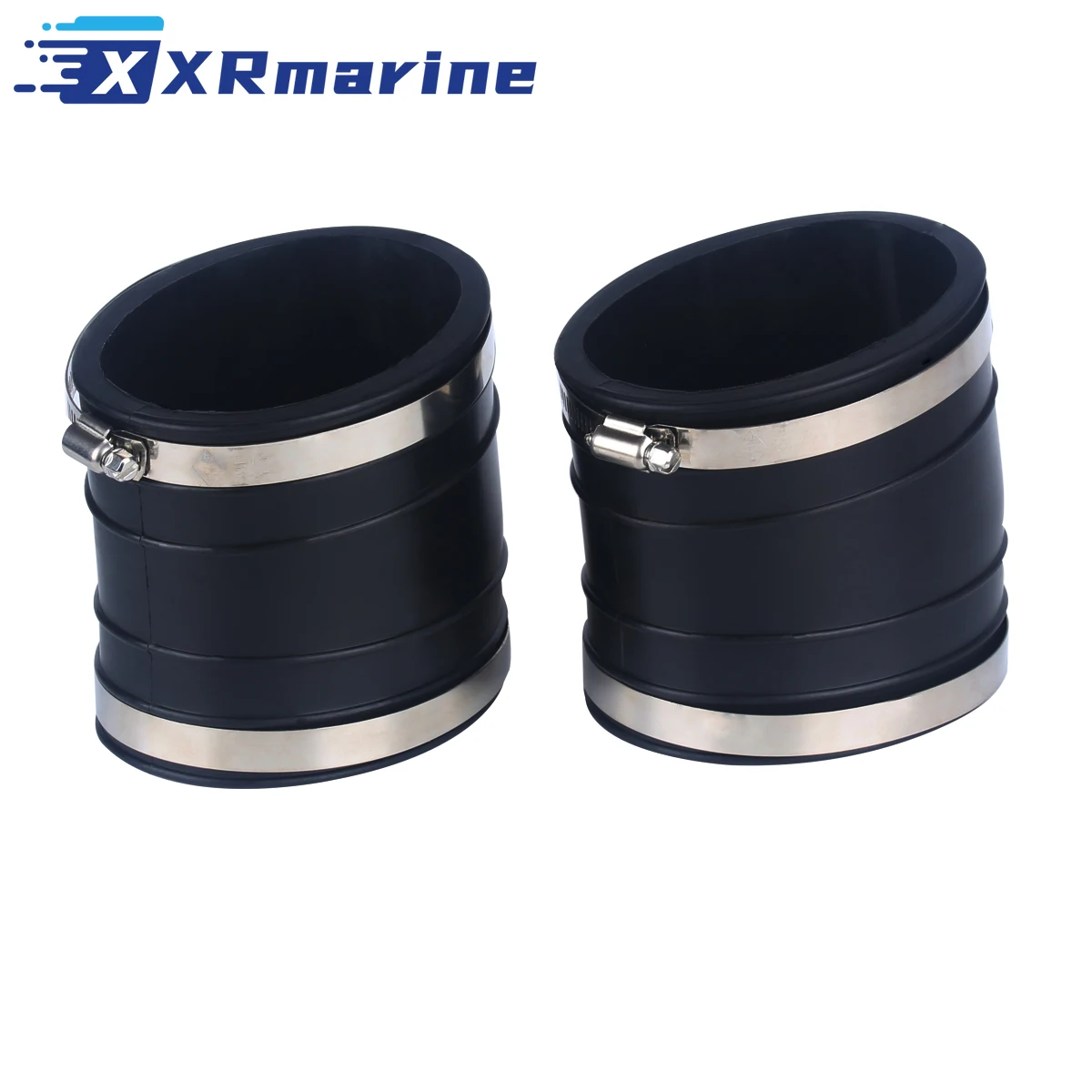 2 Pcs Lower Tube Exhaust Bellows for Mercruiser V6 & V8 32-14358T 32-14358 32-14358001Sierra 18-2746