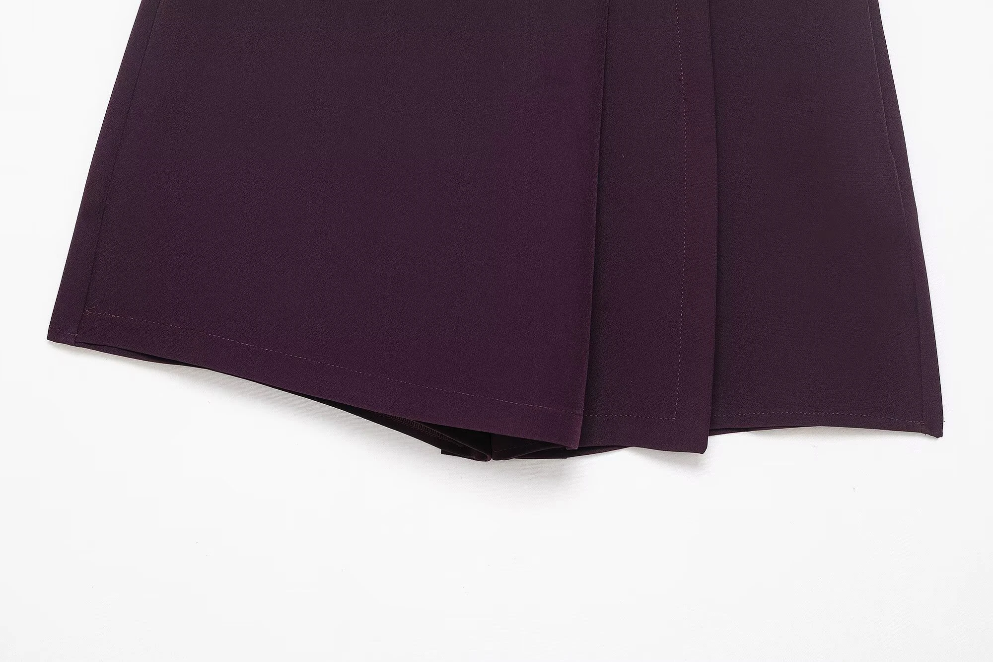 DEEABAE 2025 herfst nieuwe gepersonaliseerde modieuze afslankende hoge taille losse ketting brede geplooide casual shorts voor dames