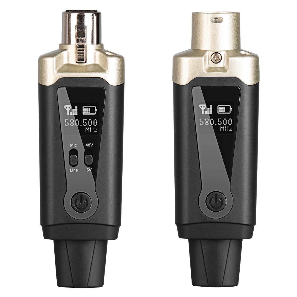 2026 New MA5 UHF Wireless Mics System Transmitter And Receiver Wired Mics To Wireless Mics XLR Wireless Transmitter Receiver
