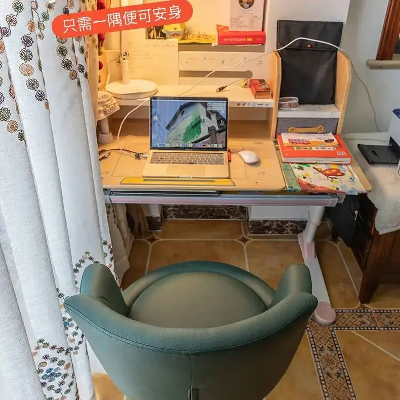 

Computer chair bedroom dormitory female makeup chair simple comfortable leisure office learning swivel chair home lazy backchair