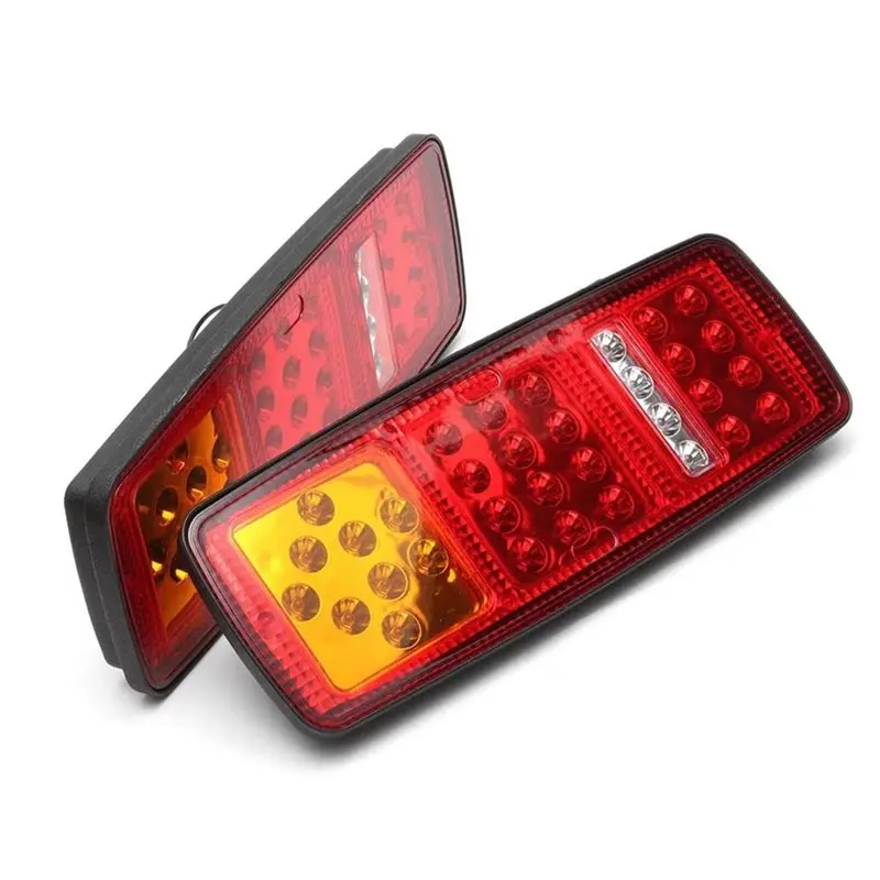 

Classy-Rear Brake Stop Reverse Lamp For Trailer Truck Car Caravan 1 Pair Taillights 36LED Tail Light Assembly 12V 24V