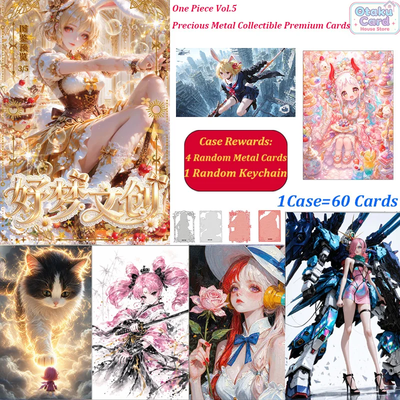 One Piece Cards Anime Collectible Trading Cards Yumeng Wenchuang 5th Edition Pure Silver Inlaid Precious Metal Limited Edition