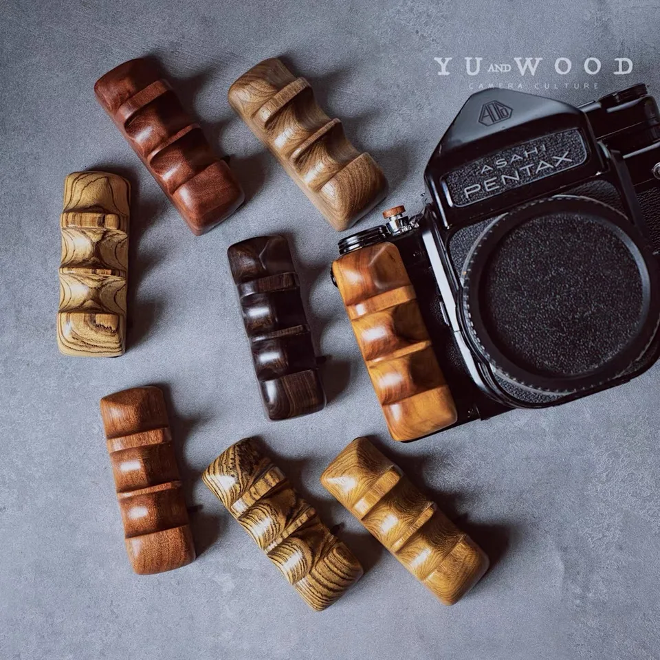 New Retro Wood Camera Hand Grip For Pentax 67 6X7 6*7 Right Hand