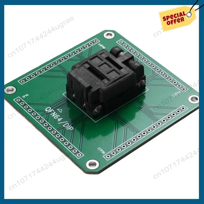 -A15I Plastronics IC Test Adapter 64QN50S19090 - QFN64 To DIP, 0.5Mm Pitch, Perfect For 9X9mm IC Package Burn-In view 5