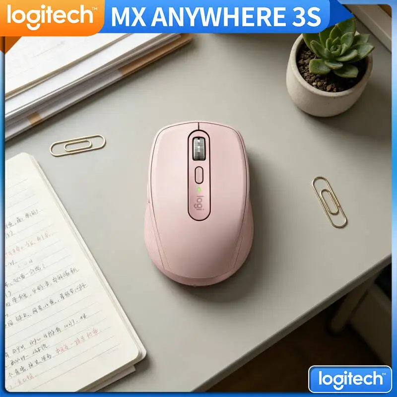 

Office MX Anywhere 3S - 8000 DPI Darkfield, MagSpeed Scroll, Multi-OS, Perfect for Home Studio & Creative Work