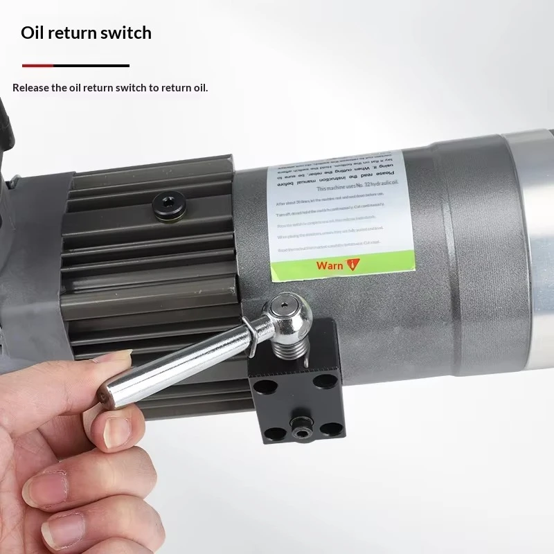 Plug-in Hydraulic Shears, Moving Hydraulic Shears LZ-120C Alloy Steel for Copper/aluminum Cable Special Tools EC-50M 36V