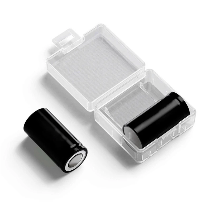 Portable Battery Case Secure Closures Storage Box for 18350 Battery Holder