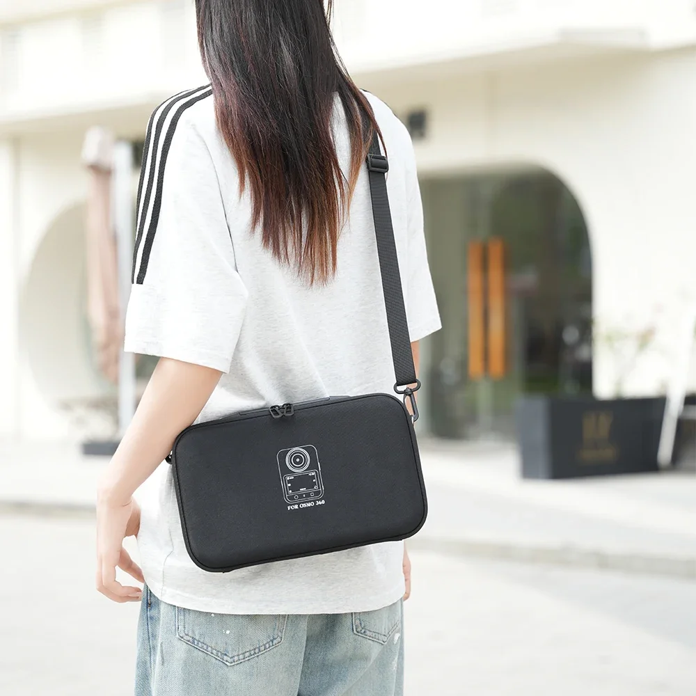 Carrying Case for DJI OSMO 360, Large Storage Bag Portable Travel Organizer Shoulder Case Hard Protective Cover Shell for Camera