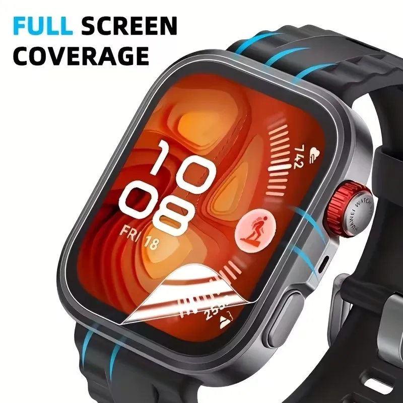1–4 Stück Hydrogel-Folie für Huawei Watch Fit 3 4 5 Watch Fit 4 5 Pro, kratzfester Displayschutz – Detail 2