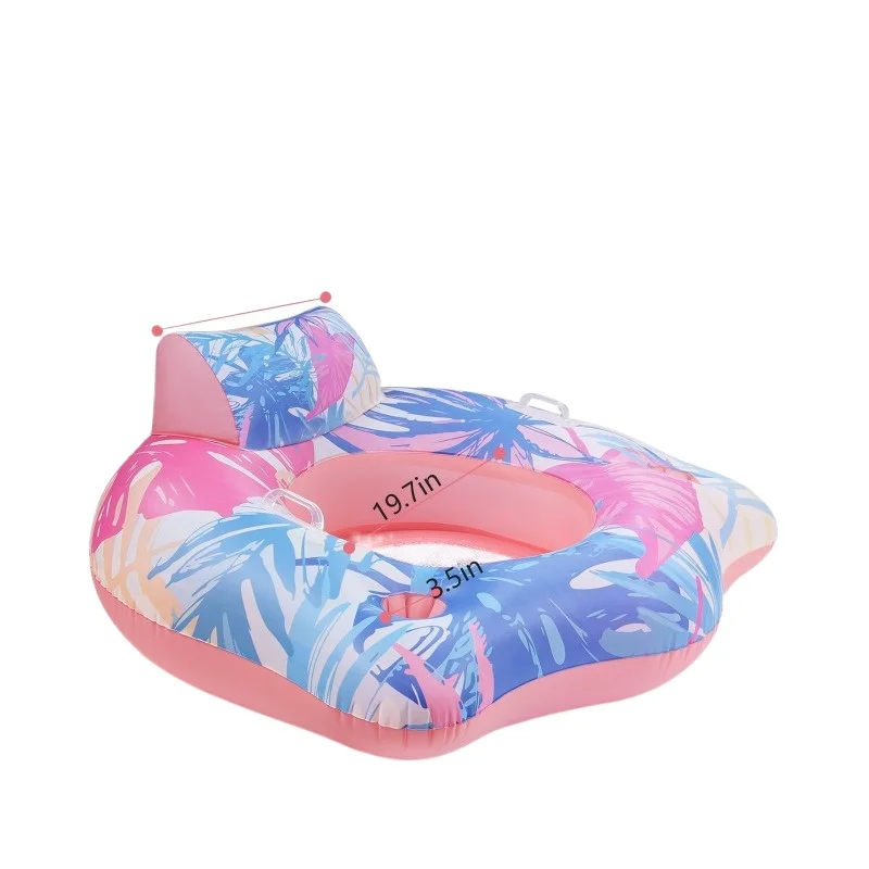 

Night luminous water inflatable recliner backrest