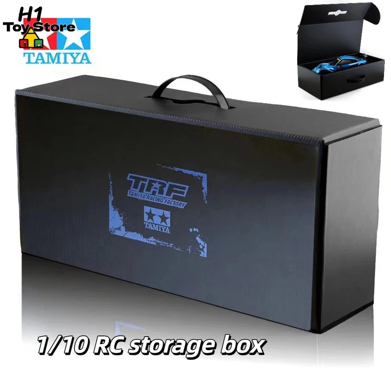 Tamiya TRF 1/10 RC Electric Touring Car Chassis Storage Box Plastic Empty Box For XV02 HSP 94122 With Handle Model No 42338