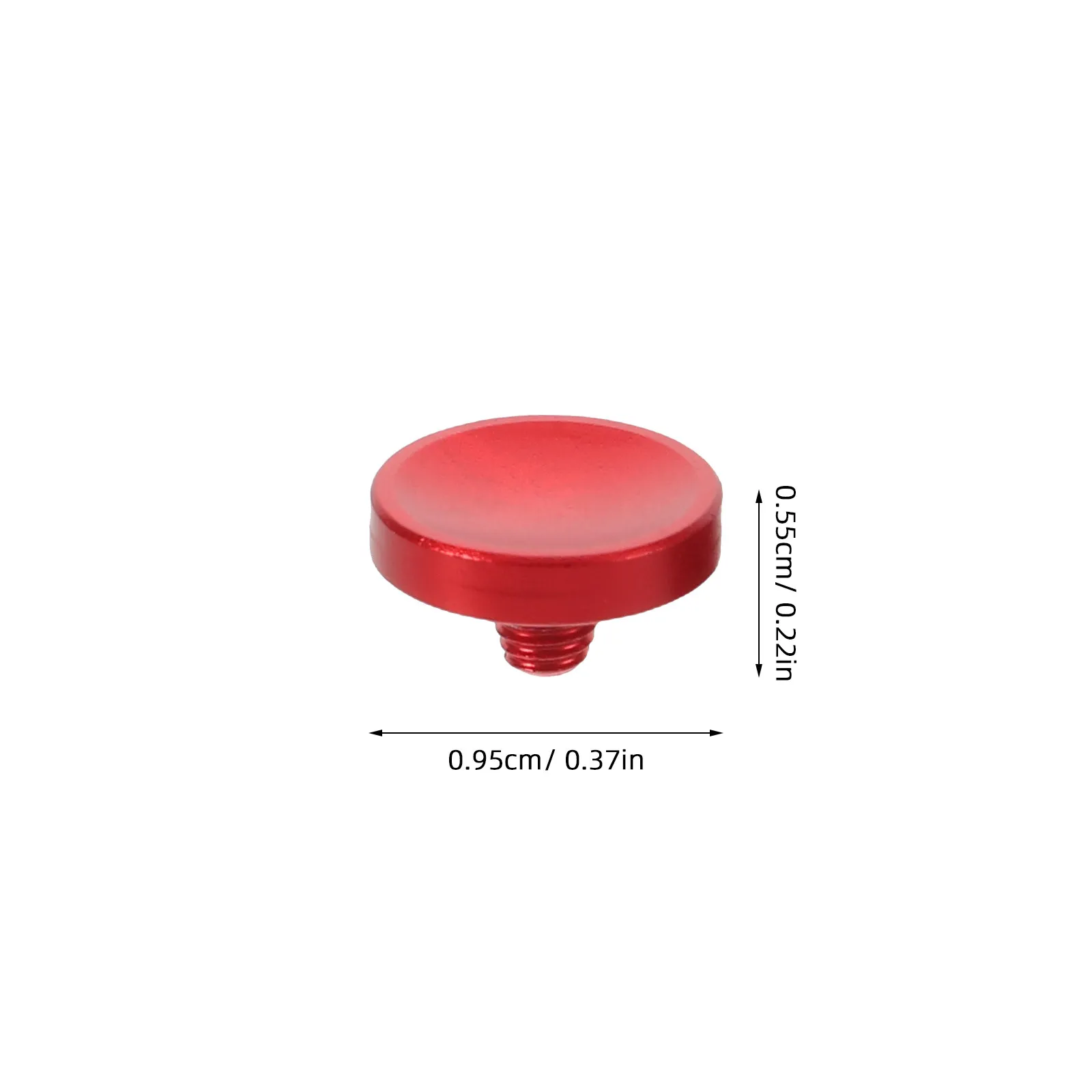 5Pcs Camera Shutter Button Metal Red Soft Release Replacement Screw for Dslr Film Camera Control Capture Button Accessory