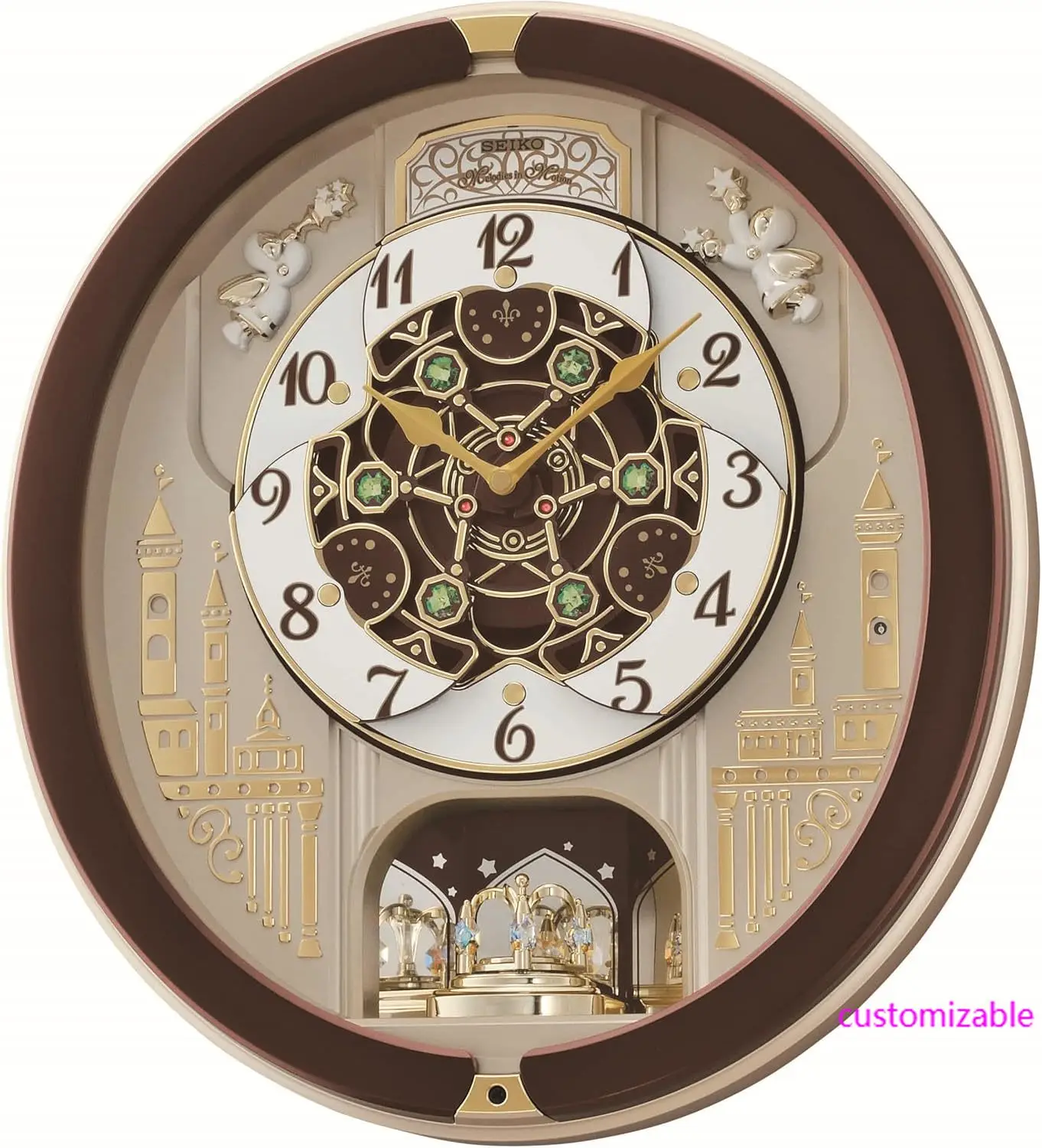 Melodies in Motion Musical Wall Clock, Spring Dance