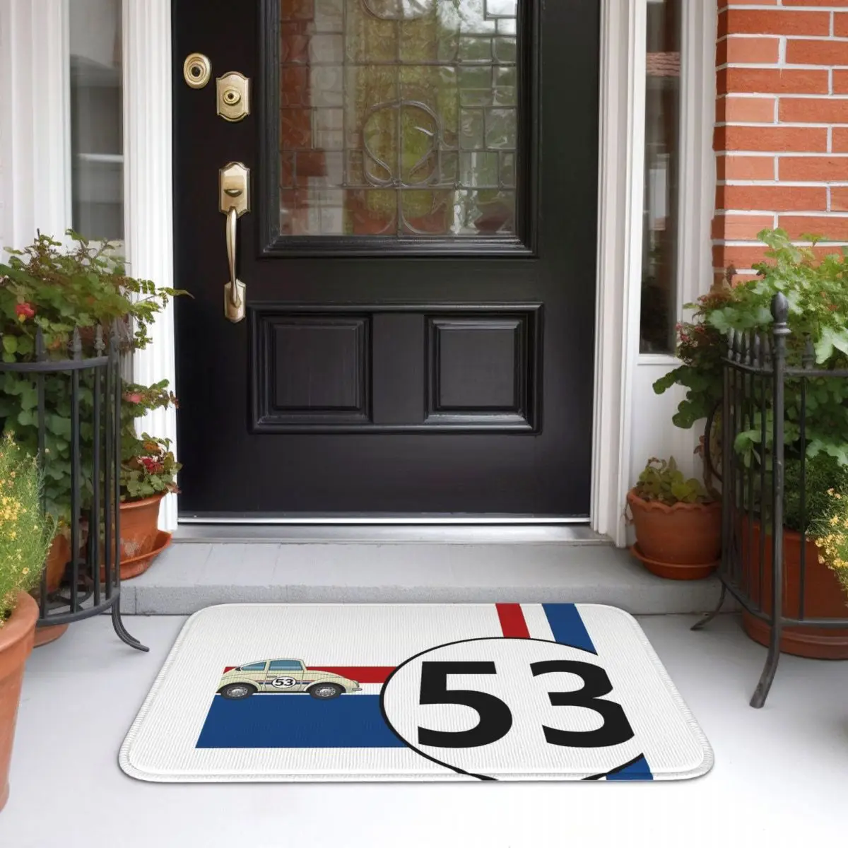 Herbie Number  Doormat Kitchen Entrance Home Floor Mat Non-slip Carpet Rug for Balcony Footpad Mats