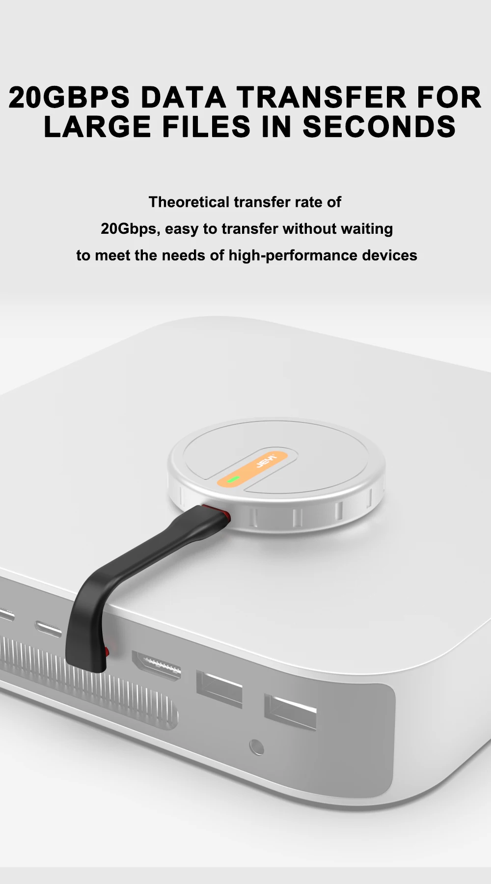 20 Gbit/s 90 ° USB-Kabel C auf C PD 3A 60 W 75 mm Mobile Power Typ C-Kabel für iPhone 16 15 Pro Max MacBook Power Bank Tablet iPad – Detail 10