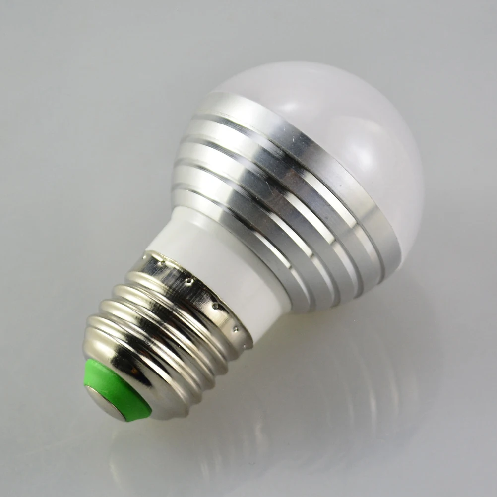

E27 3W RGB Bulb Dimmable RGB LED Bulb with Infrared Remote Controller without for Home Decor