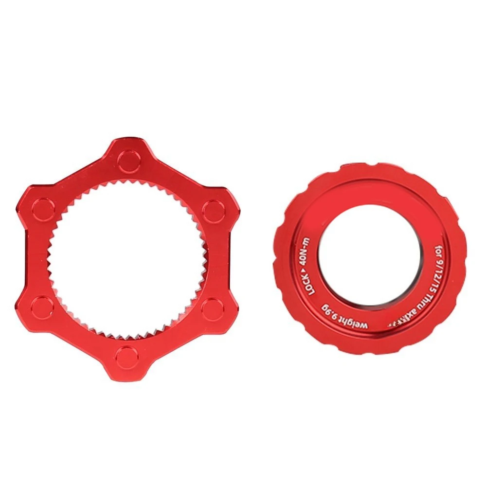 Bicycle Brake Hub Conversion Kit Center Lock Adapter Aluminum Alloy Construction Anodized Finish For Road Bike