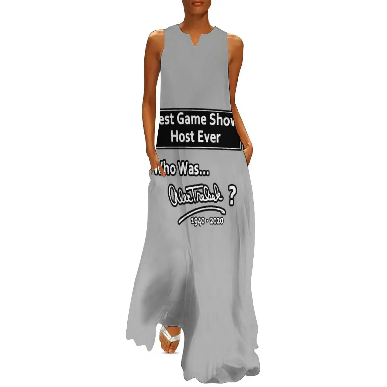 

The Best Game Show Host Ever - Who Was Alex Trebec Long Dress women evening dress Dress