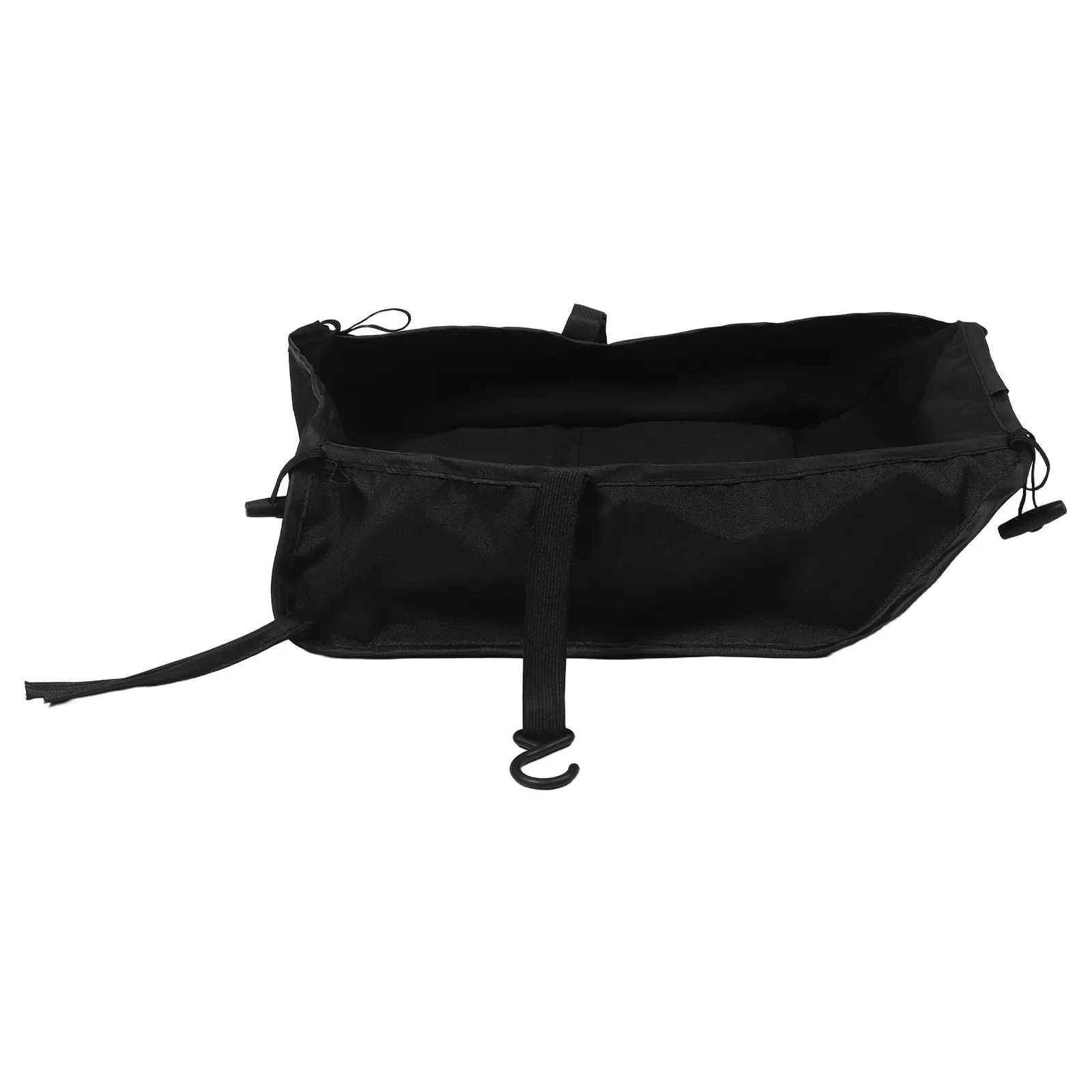 Large Capacity Universal Stroller Bottom Storage Basket Oxford Cloth Mesh Design Easy Access Organizer for Pushchair Wagon Baby
