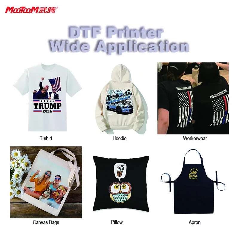 Jaminan pengiriman tepat waktu Printer DTF xp600 printhead Digital T-Shirt mesin cetak Transfer panas Pet Film pencetak Dtf