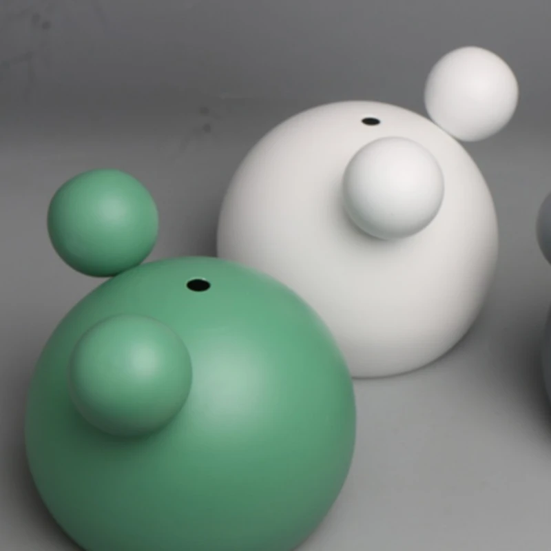 Scandinavian Iron Mickey Pendant Light Cream Colors｜Eye Protection Dining Lamp｜Kids Room Decor​