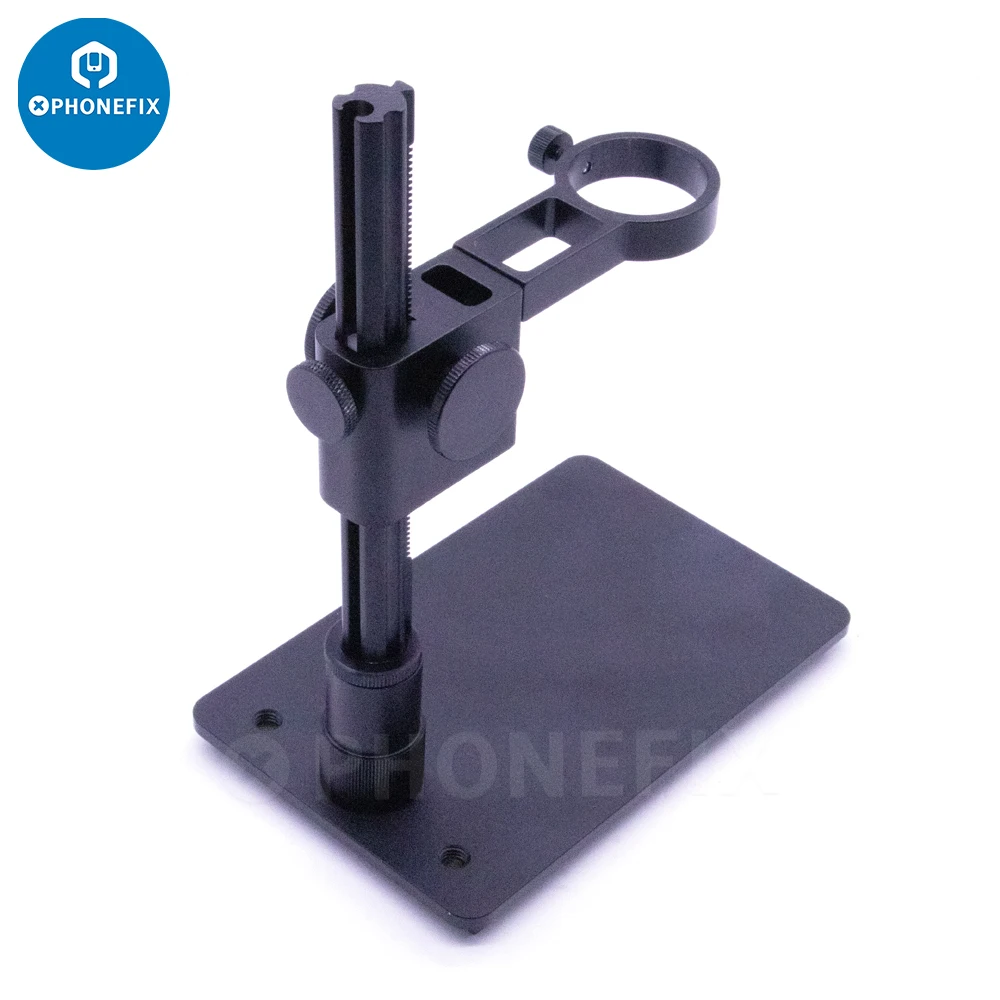 Portable Aluminum Alloy Stand Digital USB Electronic Microscope Adjustable Height Holder Bracket for Phone Soldering Repair Tool