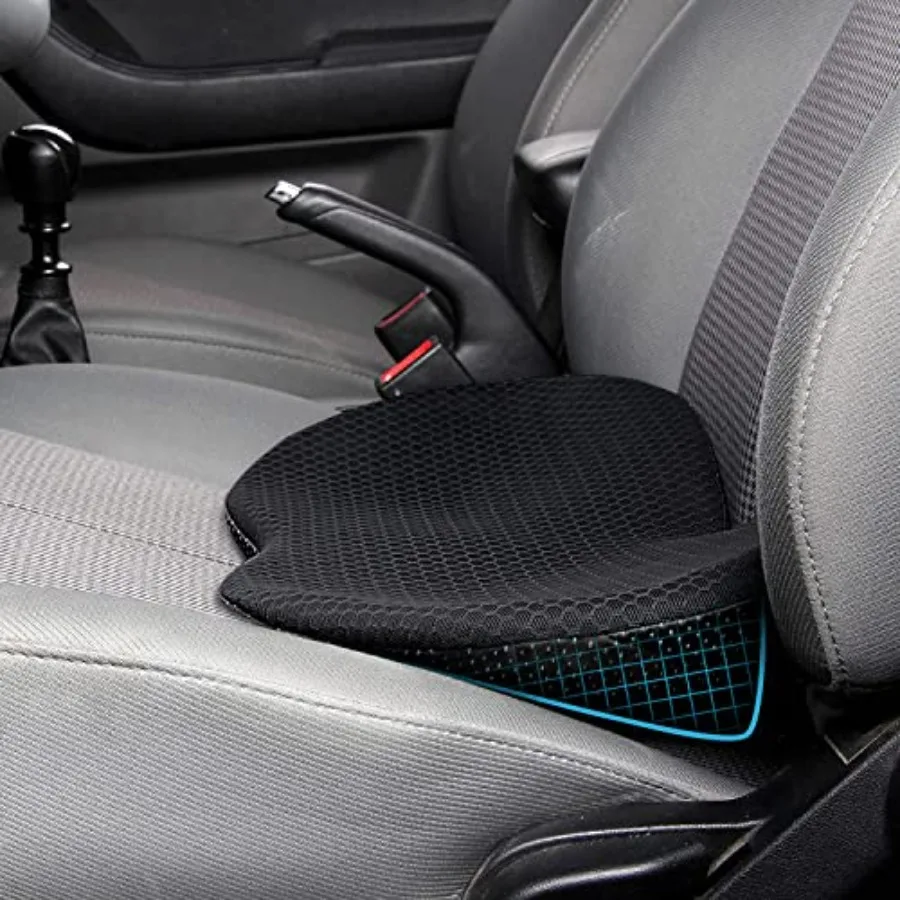 

Car Seat Cushion - Memory Foam Car Seat Pad - Sciatica and Lower Back Pain Relief - Car Seat Cushions for Driving - Road Trip E