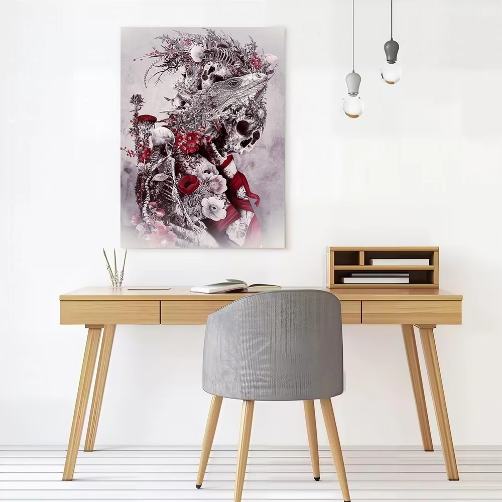 Lizard Canvas Poster Customizable Pictures Wall Art Canvas Painting for Living Room Decoration Decorative Picture Wand Deko Arts