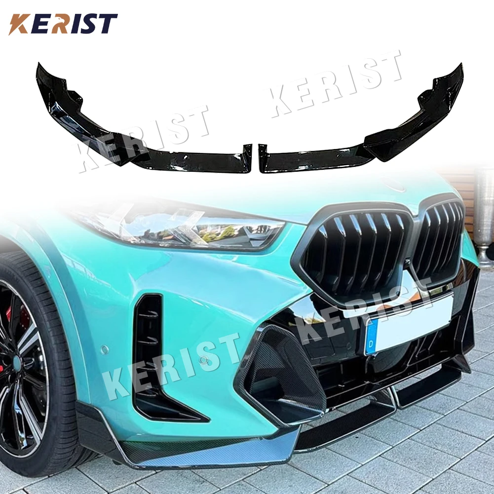 

Передний спойлер из АБС для BMW X6 G06 M Sport 2023-up, автомобильный Стайлинг