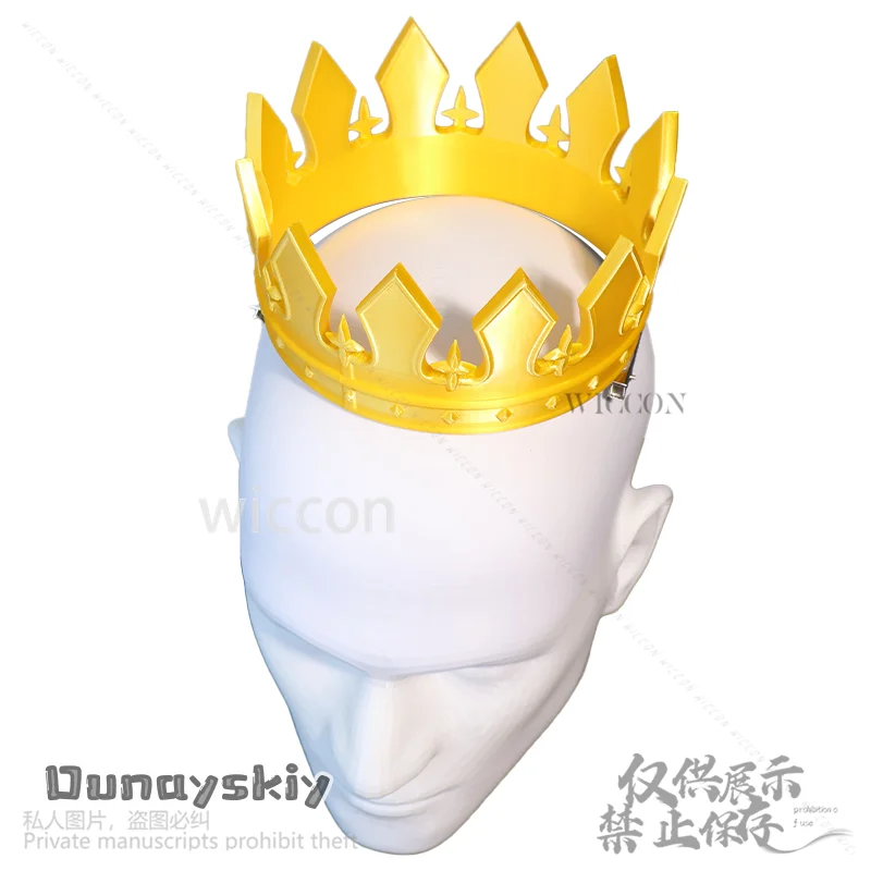 Altria Pendragon مصير أنيمي لعبة تأثيري صابر الأميرة الأمير تاج أغطية الرأس ثلاثية الأبعاد حمض البوليلاكتيك الدعائم الملك تاج مخصص