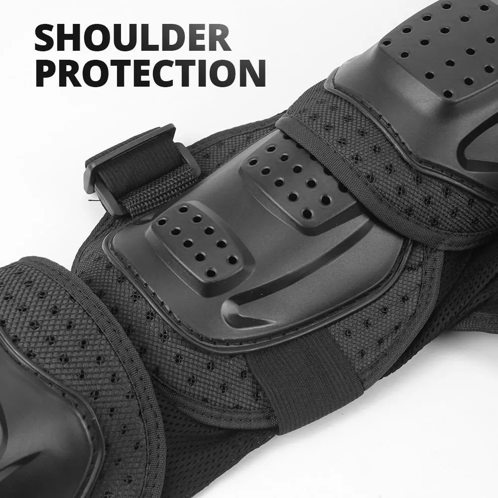 دراجة نارية سترة الصيف تنفس درع للجسم موتوكروس الصدر الخلفي حامي سترة موتوكروس إندورو سباق واقية #4