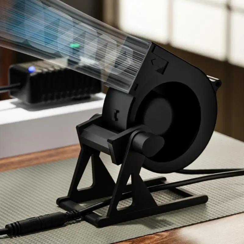12 فولت 1A سطح المكتب مروحة نفخ قابل للتعديل سرعة مروحة نفخ أجزاء المرطب اكسسوارات لمكتب المنزل التبريد الملحقات L43B