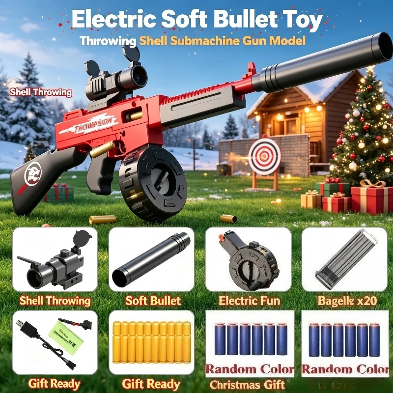 Backyard Group Play MountAdapterForGroupGame Electric Shell Throwing Soft Bullet Xmas Gift Model