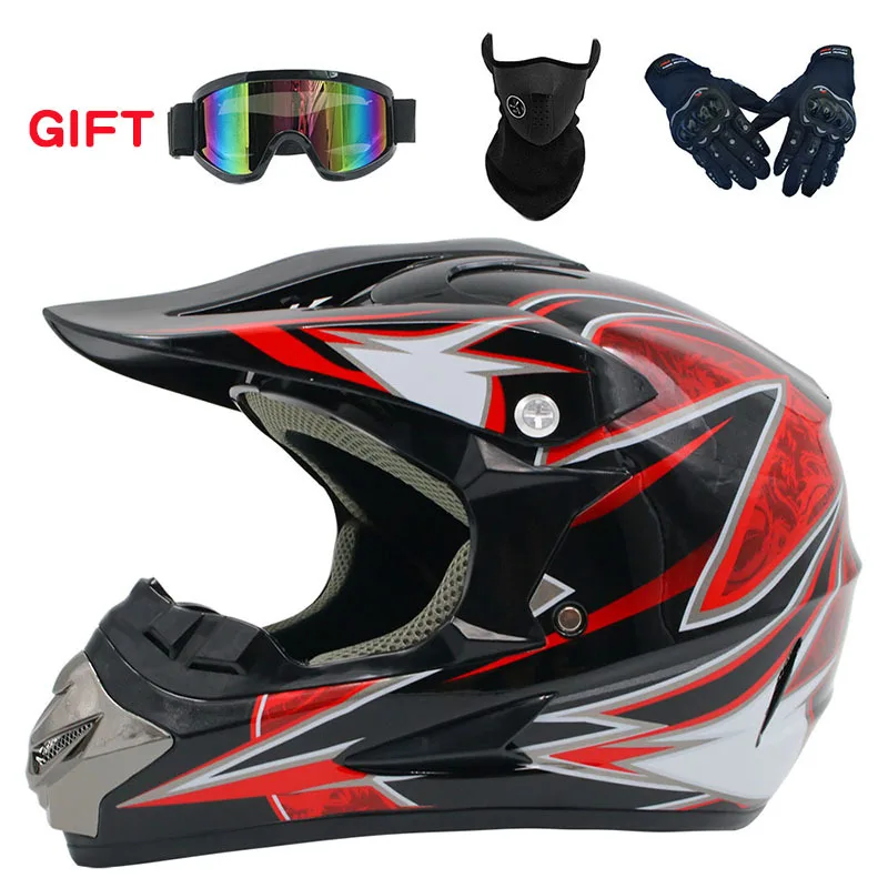 Cross-Border Dedicated Supply Scrambling Motorcycle Helmet Four Seasons Men and Women Riding Electric Vehicle Cross-Country Helm