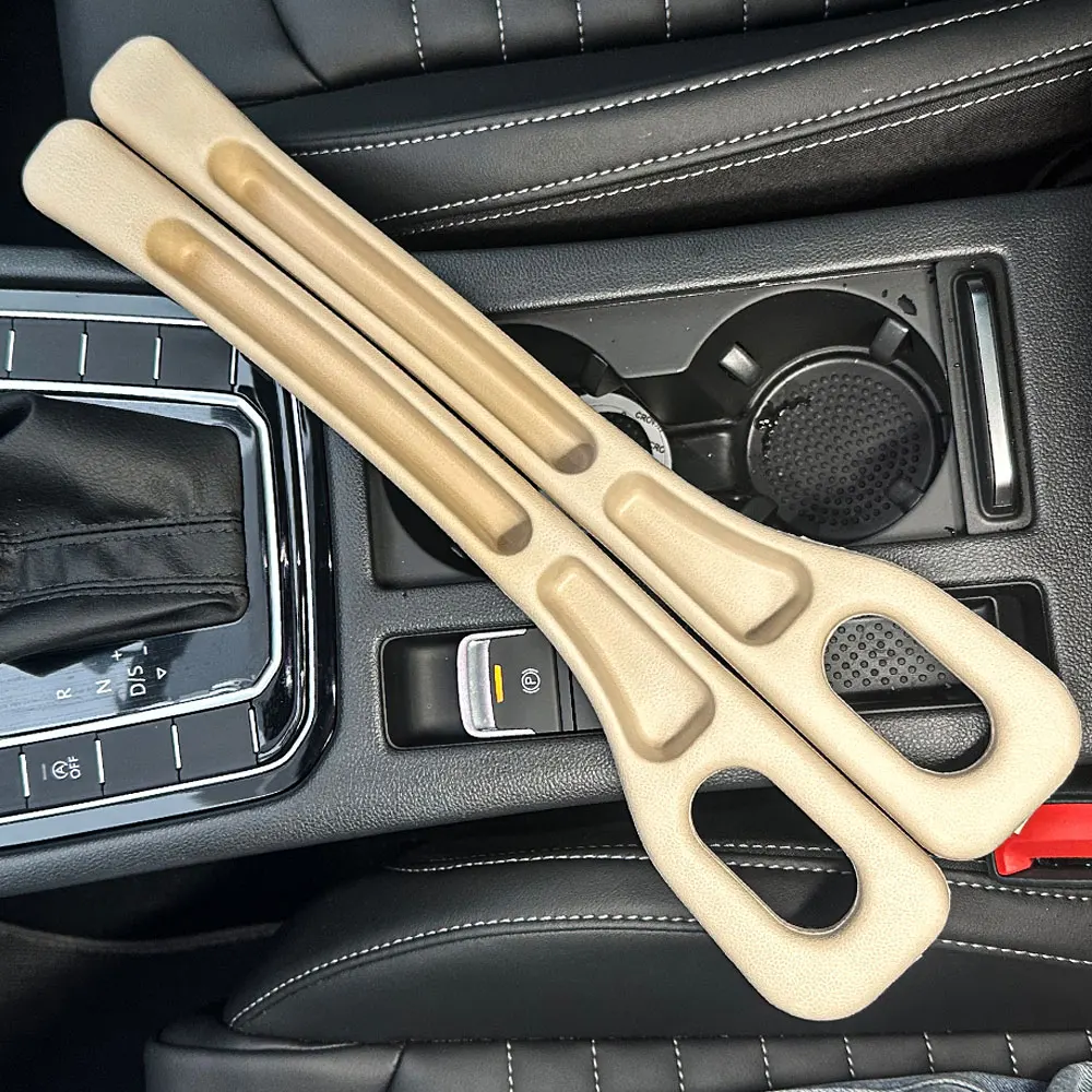 2Pcs Verbesserte Universal Auto Sitz Lücke Füllstoff Lagerung Center Konsole Seite Spalt Füllstoff Streifen Sitz Lücke Füllung Streifen Zubehör