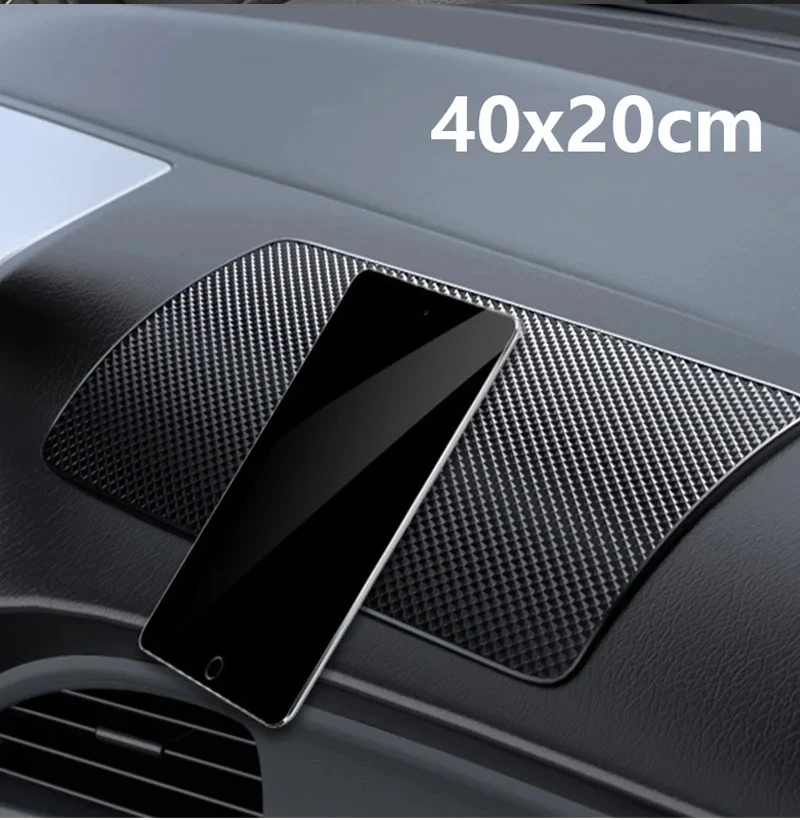 Klebrige Anti-Rutsch-Matte Auto-Armaturenbrett-Pad Hitzebeständige rutschfeste Matte Auto-Armaturenbrett Telefon Sonnenbrillenhalter Auto-Styling innen – Detail 6