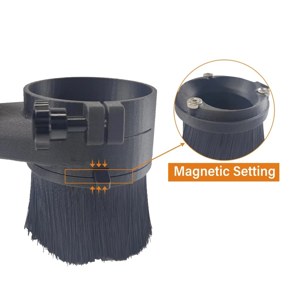 CNC Engraving Machine Accessories Spindle Brush Dust-Proof Brush 52mm Vacuum Cleaner Spindle